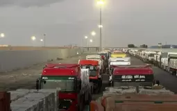 قوافل مساعدات مصرية إلى غزة