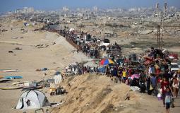 نازحون من شمال قطاع غزة نحو الجنوب