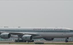 طائرة تابعة للخطوط الجوية القطرية