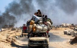 إخلاء سكان غزة خلال العدوان الإسرائيلي على القطاع