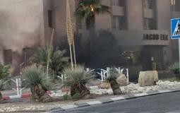 انفجار طائرة مسيرة في إيلات جنوب إسرائيل