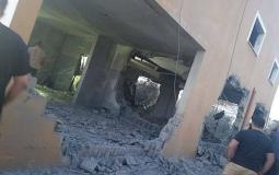 تفجير منزل الشهيدين أحمد ومحمد دراغمة بطوباس (مواقع التواصل)