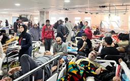 غزة – استهداف مستشفى الحلو وإخلاء قسم الاستقبال بمجمع الشفاء