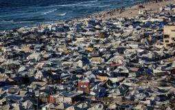 خيام النازحين في قطاع غزة