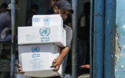 مساعدات الأونروا - تعبيرية