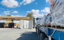 مساعدات مصرية لقطاع غزة