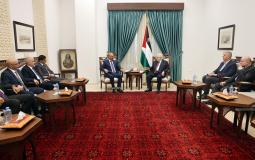 الرئيس عباس يؤكد على أهمية مشاركة اتحاد المقاولين في إعمار غزة
