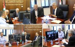 لقاء يبحث سبل دعم وإغاثة التعليم العالي في غزة