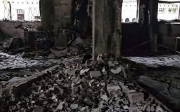 حريق مكتبة مقداد