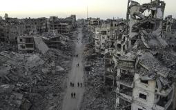 الدمار في غزة - تعبيرية