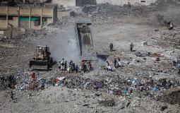 النفايات في غزة - توضيحية