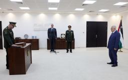 "سبيتان" يؤدي اليمين القانونية أمام الرئيس عباس نائبا عاما عسكريا