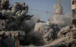القصف على غزة
