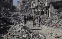 الدمار في غزة - تعبيرية