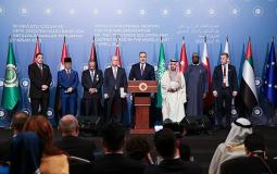 وزراء خارجية عدة دول عربية وإسلامية في اجتماع سابق في تركيا