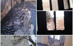  إحراق المستوطنين لمسجد في محافظة سلفيت 