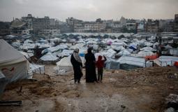 خيام النازحين في قطاع غزة