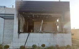 مستوطنون يضرمون النار في منزل بقرية أبو فلاح