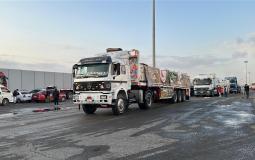 الهلال الأحمر المصري يدفع اليوم بأكثر من 12 ألف طن مساعدات إلى غزة