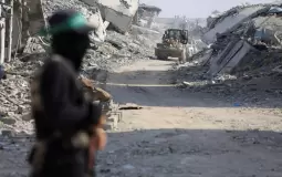 أحد عناصر كتائب القسام