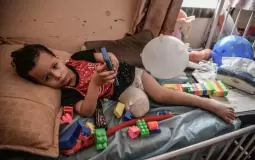 بتر الأطراف لدى الأطفال في غزة