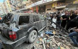 قصف الضاحية الجنوبية في بيروت