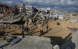 الدمار في خانيونس جنوب قطاع غزة