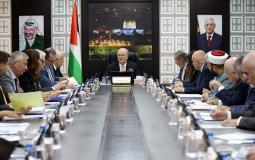 جلسة الحكومة الفلسطينية