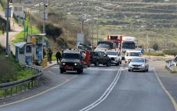 حاجز عسكري إسرائيلي في الضفة