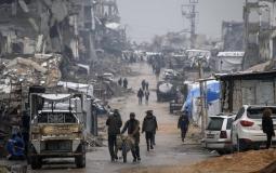 آثار العدوان الإسرائيلي على قطاع غزة