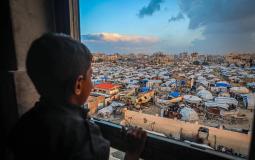 خيام النازحين في قطاع غزة