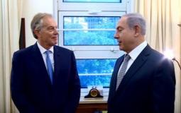 لقاء سري بين نتنياهو وبلير لبحث إدارة غزة