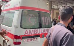 سيارة إسعاف في قطاع غزة