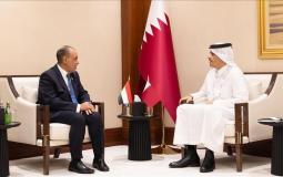 لقاء سابق يجمع وزراء خارجية مصر وقطر