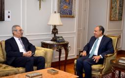 علي شعث ووزير الخارجية المصري