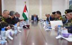 الشيخ يترأس اجتماعاً أمنياً لبحث مستجدات غزة والضفة