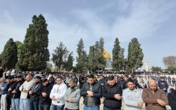 صلاة الجمعة في المسجد الأقصى