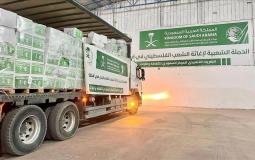 قافلة مساعدات سعودية تصل غزة