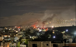 حرق عدد من المنازل والمركبات