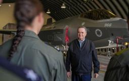 كاتس من قاعدة نفاطيم: هدفنا منع إيران من السلاح النووي