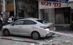 سقوط شظايا صاروخ انشطاري في تل أبيب أطلقته إيران