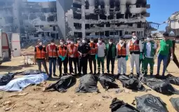 مجمع الشفاء الطبي بغزة تعرض لانتهاكات فظيعة وعثر فيه على مقابر جماعية لفلسطينيين قتلهم الاحتلال