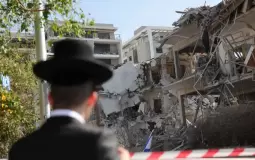 الدمار في تل أبيب