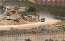 مركبة عسكرية للجيش الإسرائيلي في جنوب لبنان