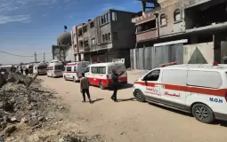 مركبات إسعاف في قطاع غزة - توضيحية