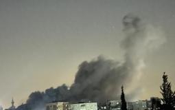 قصف إسرائيلي الليلة الماضية لأحد المانزل وسط القطاع