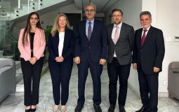 اللجنة الوطنية لإدارة غزة تستقبل وفد بريطاني