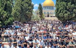 صلاة الجمعة في المسجد الأقصى