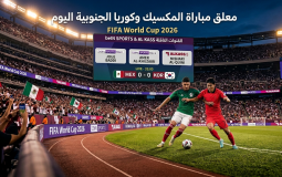 معلق مباراة المكسيك وكوريا الجنوبية في كأس العالم 2026