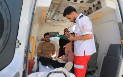 الهلال الأحمر خلال تسهيل سفر المرضى